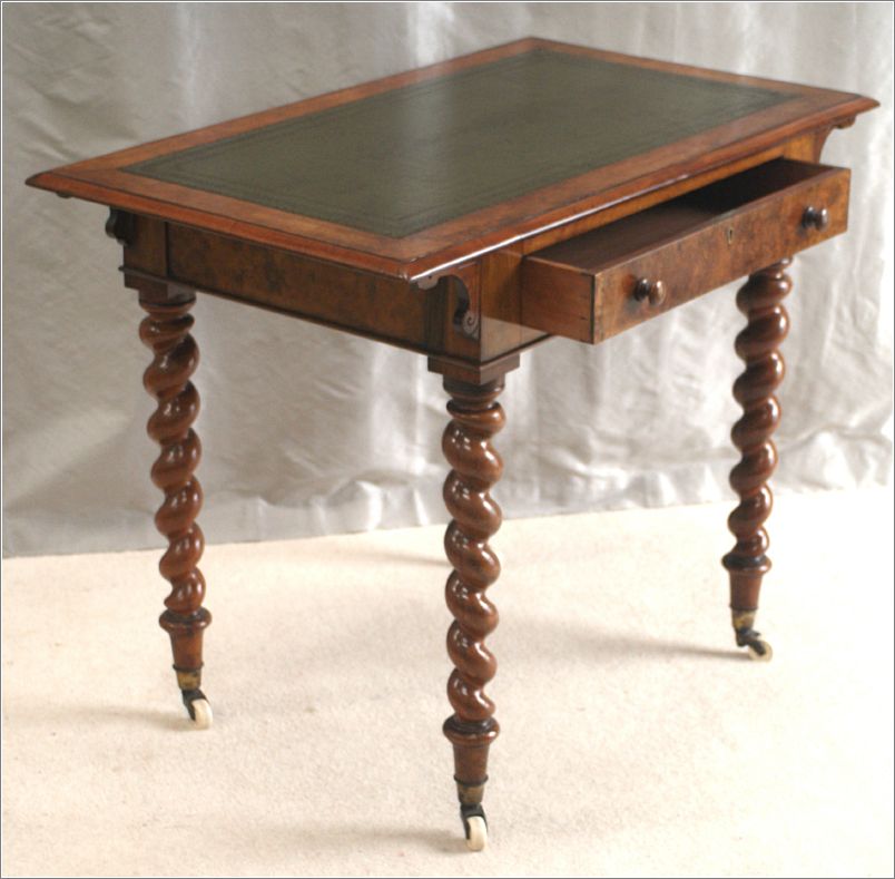 3004 Antique Walnut Writing Table By Edwards & Roberts (1)